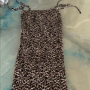 Windsor Animal Print Smocked Top